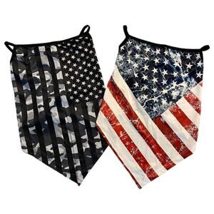 Patriotic American Flag Bike Riding Balaclava One Size